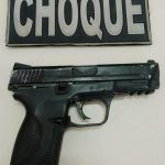 simulacro de pistola